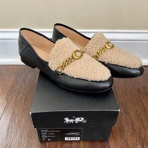 Coach Helena Shearling Loafer